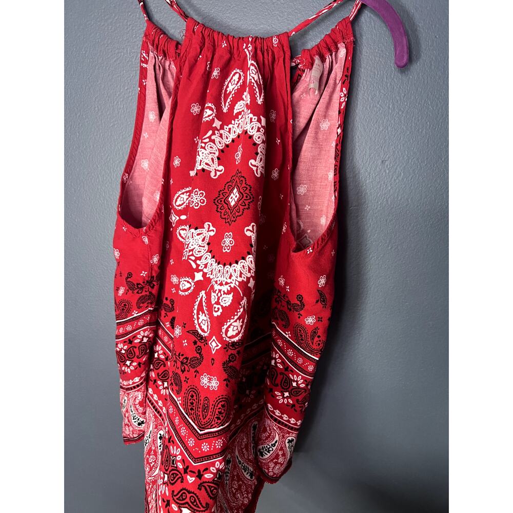 No Boundaries Handkerchief Women's XXL Y2K Red Princess Diaries Inspired Top - Picture 2 of 6